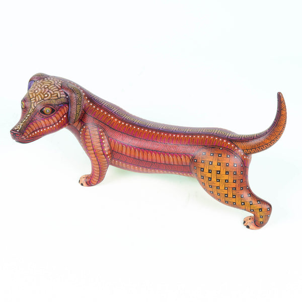 Exceptional Dachshund Wiener Dog - Oaxacan Alebrije Wood Carving