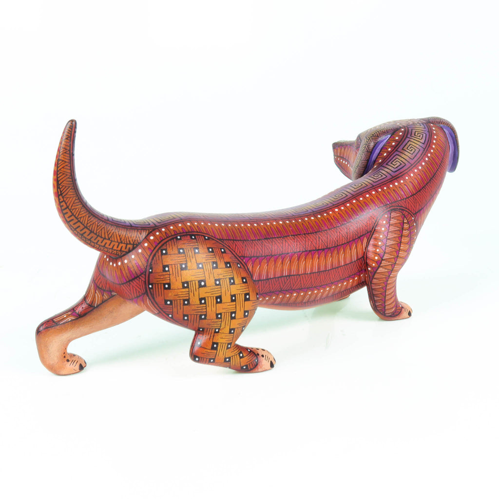 Exceptional Dachshund Wiener Dog - Oaxacan Alebrije Wood Carving
