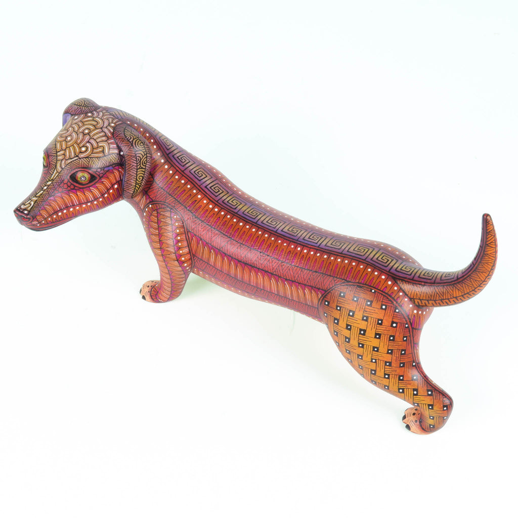 Exceptional Dachshund Wiener Dog - Oaxacan Alebrije Wood Carving