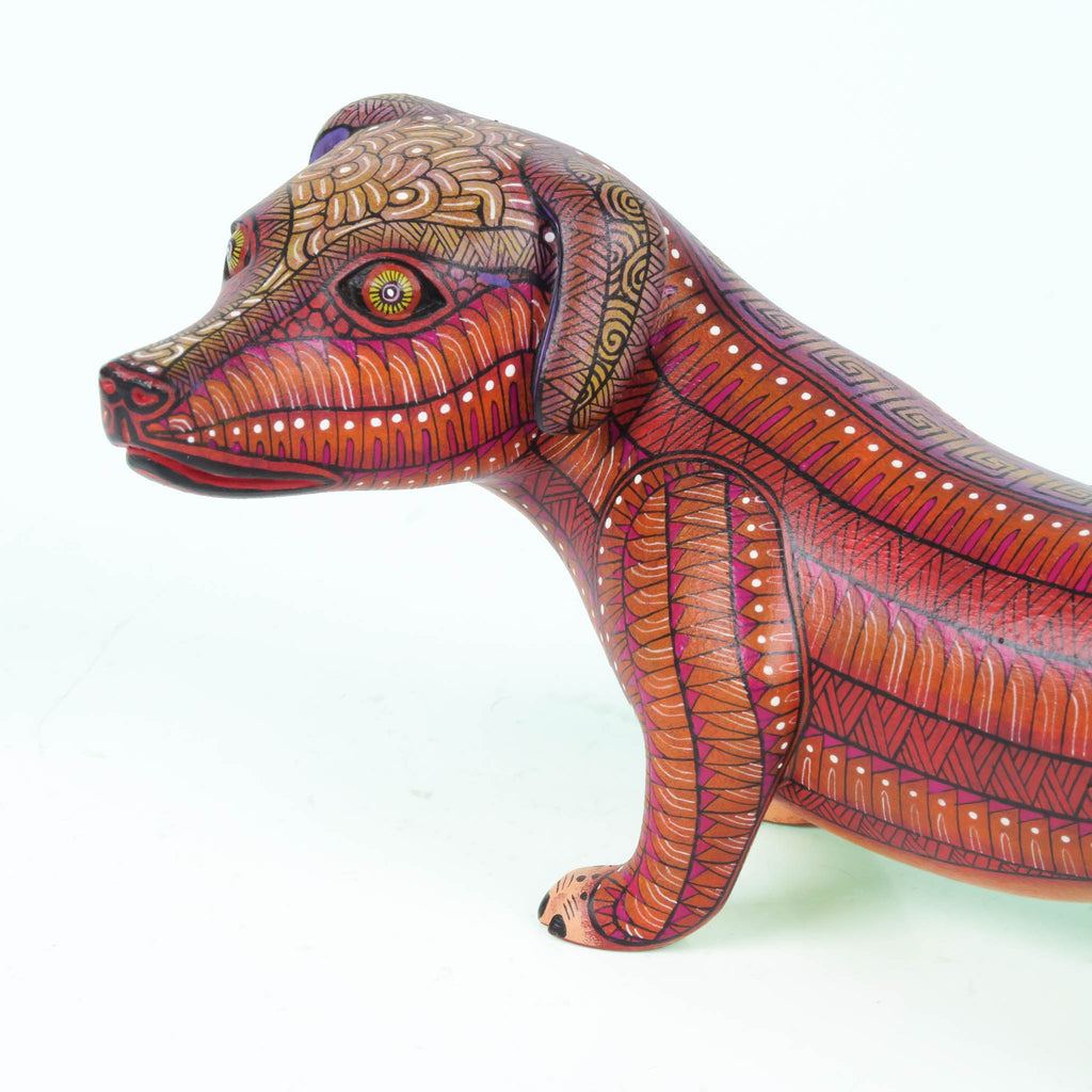 Exceptional Dachshund Wiener Dog - Oaxacan Alebrije Wood Carving