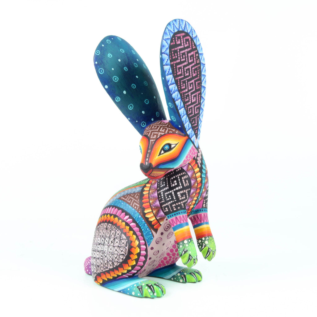 Sitting Rabbit - Oaxacan Alebrije Wood Carving