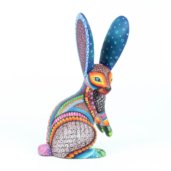 Sitting Rabbit - Oaxacan Alebrije Wood Carving