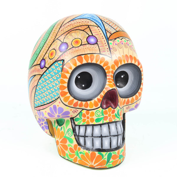 Day of The Dead Sugar Skull - Oaxacan Alebrije Wood Carving