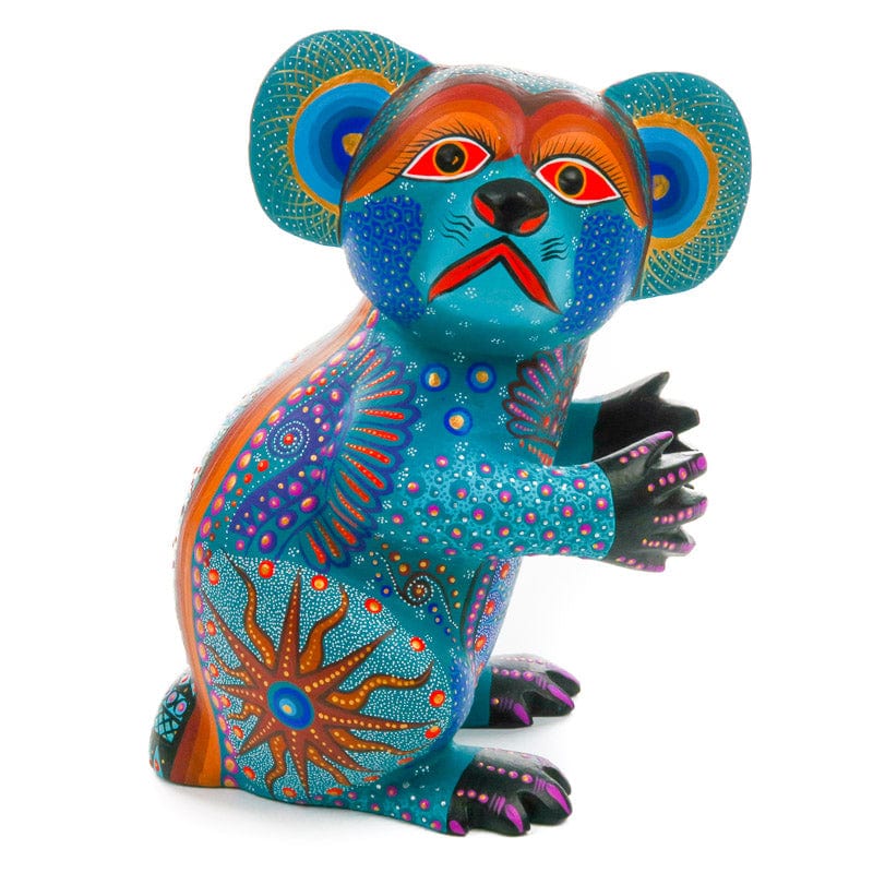 Koala - Oaxacan Alebrije Wood Carving VivaMexico.com