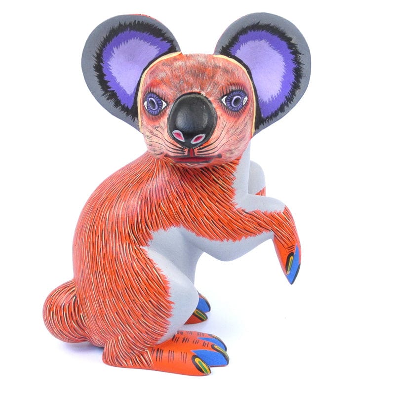 Koala - Oaxacan Alebrije Wood Carving VivaMexico.com