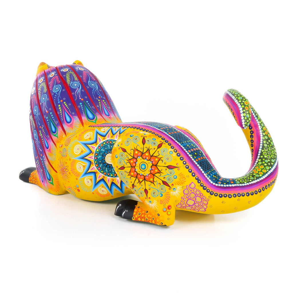 メキシコ　アレブリヘ　ライオン Lion - Oaxacan Alebrije Wood Carving – VivaMexico.com - Mexican Art