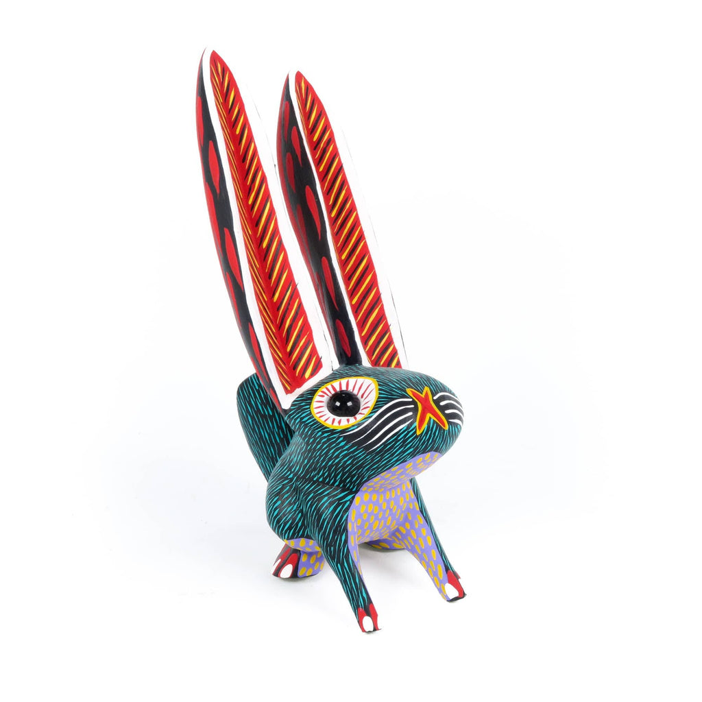 Big Eared Rabbit - Oaxacan Alebrije Wood Carving – VivaMexico.com