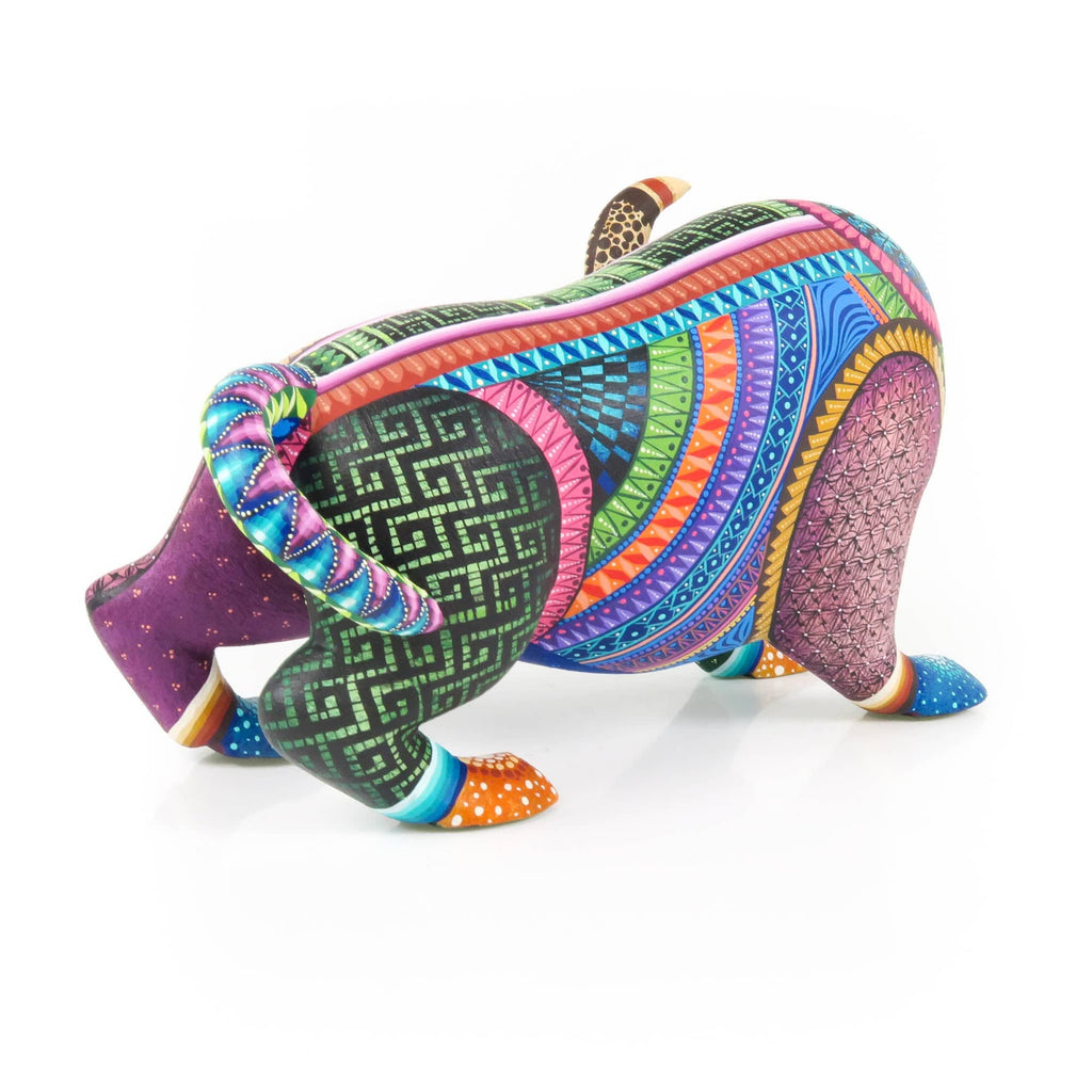 Buffalo - Oaxacan Alebrije Wood Carving – VivaMexico.com - Mexican Art