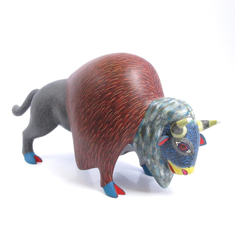 Buffalo - Oaxacan Alebrije Wood Carving www.VivaMexico.com