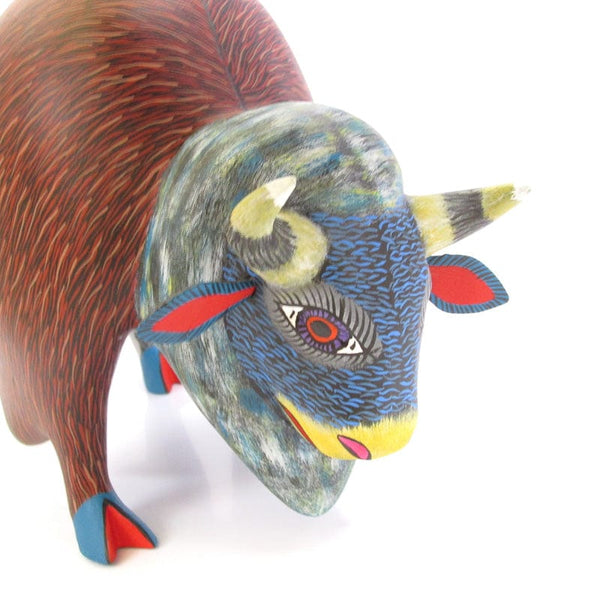 Buffalo - Oaxacan Alebrije Wood Carving www.VivaMexico.com