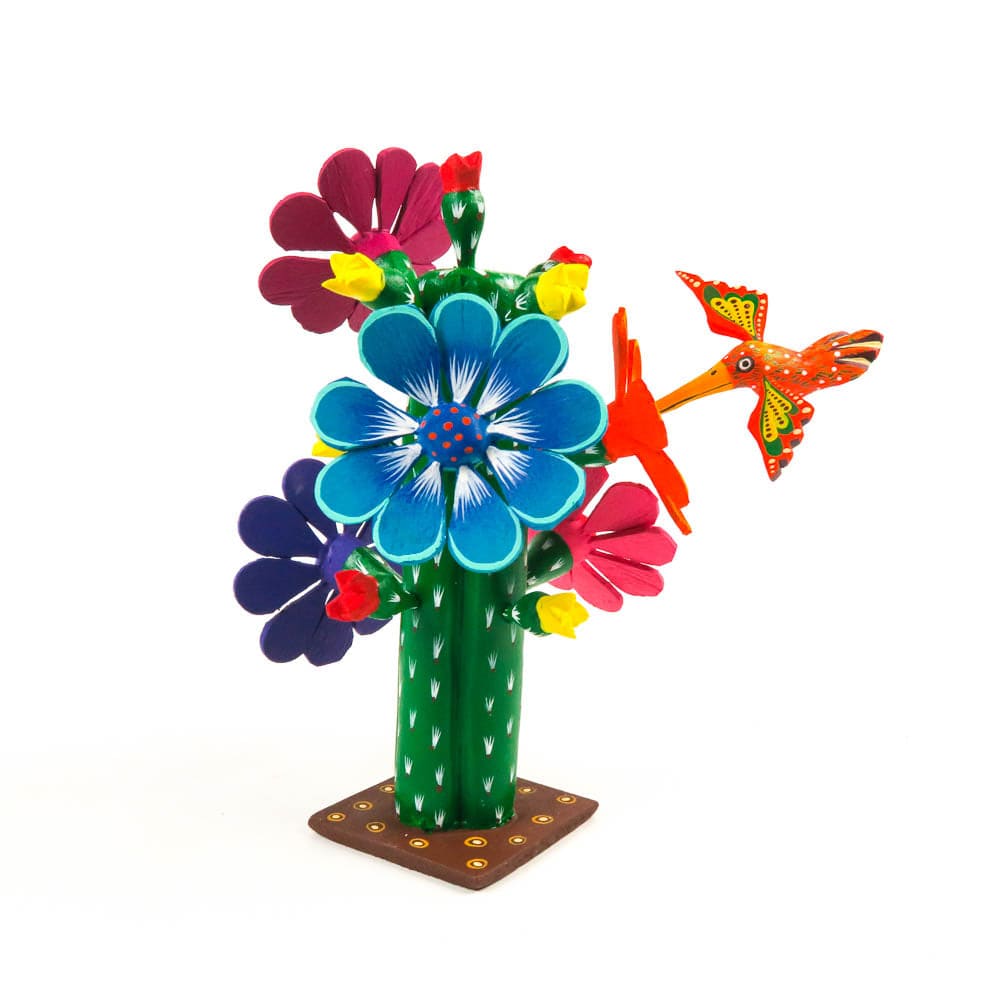 [美品] 3レーシング 1/10 2WD CACTUS Pro メカ付き完成品 Cactus With Hummingbird - Oaxacan Alebrije Wood Carving