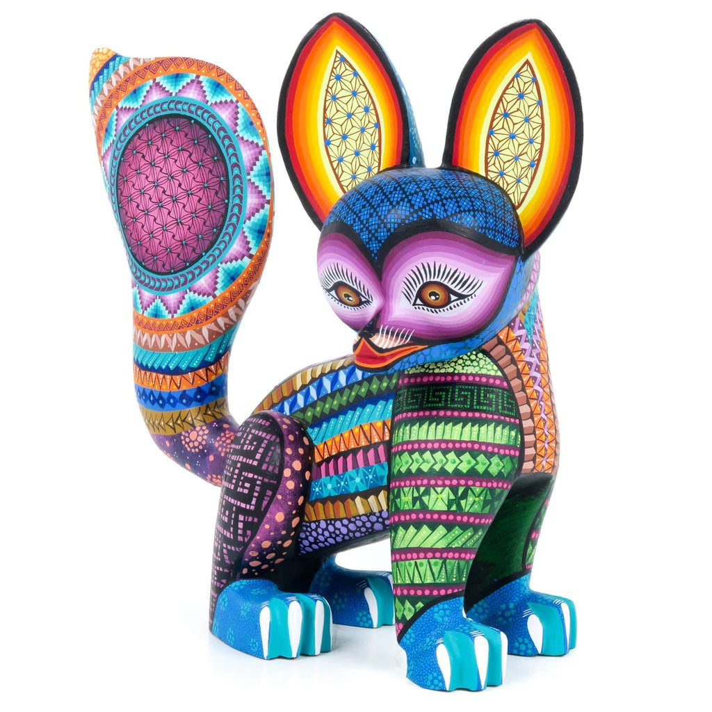 Colorful Fox - Oaxacan Alebrije Wood Carving – VivaMexico.com