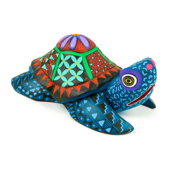 Colorful Turtle - Oaxacan Alebrije Wood Carving – VivaMexico.com ...