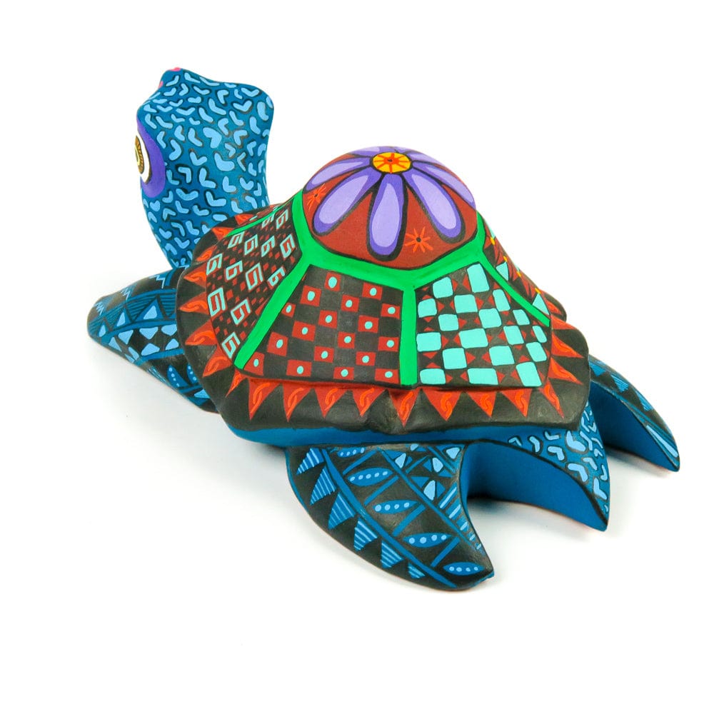 Colorful Turtle - Oaxacan Alebrije Wood Carving – VivaMexico.com ...