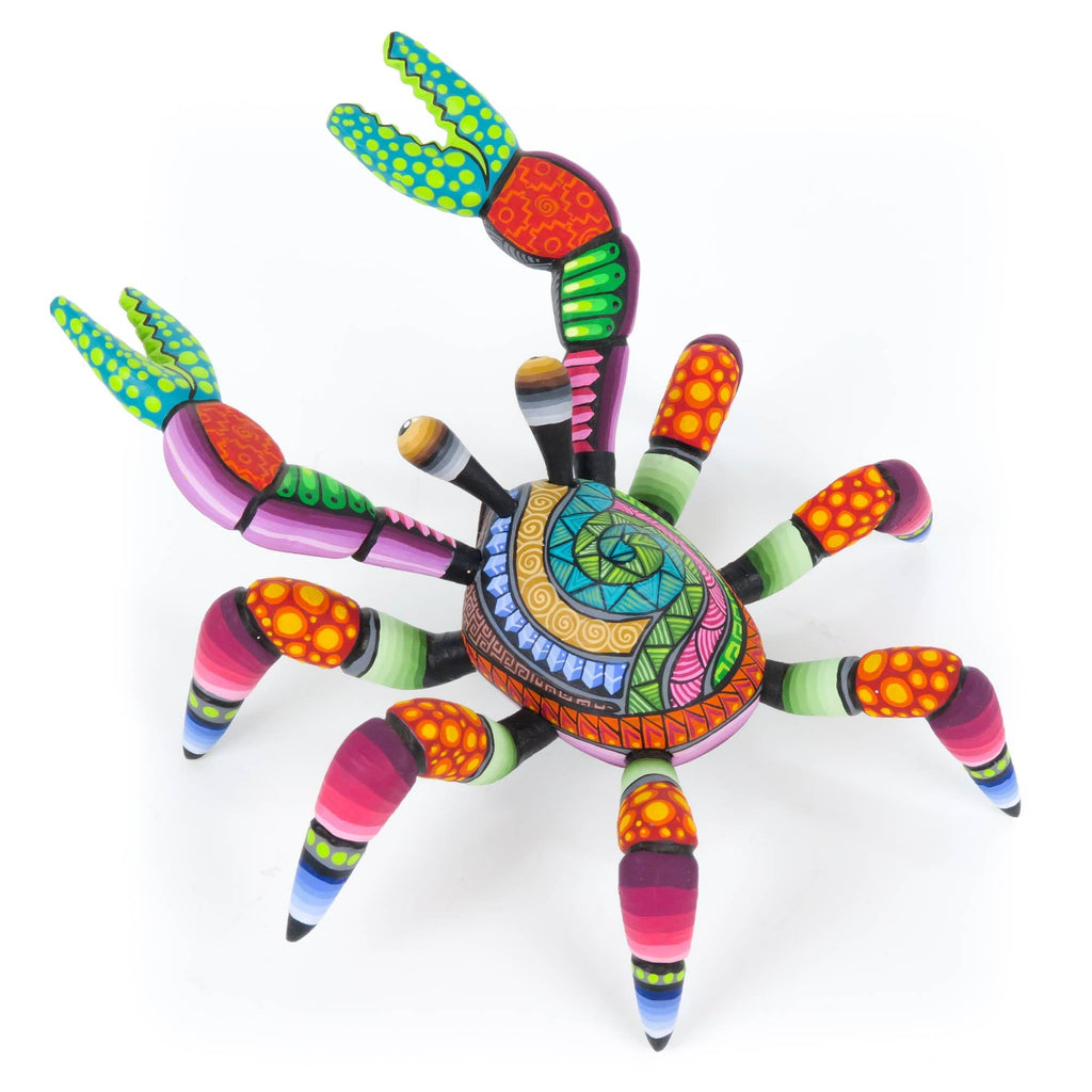 Crab - Oaxacan Alebrije Wood Carving – VivaMexico.com - Mexican Art