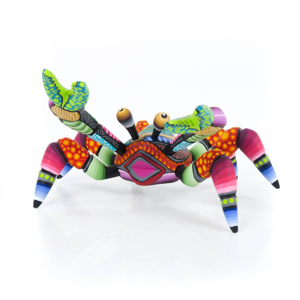 Crab - Oaxacan Alebrije Wood Carving – VivaMexico.com - Mexican Art