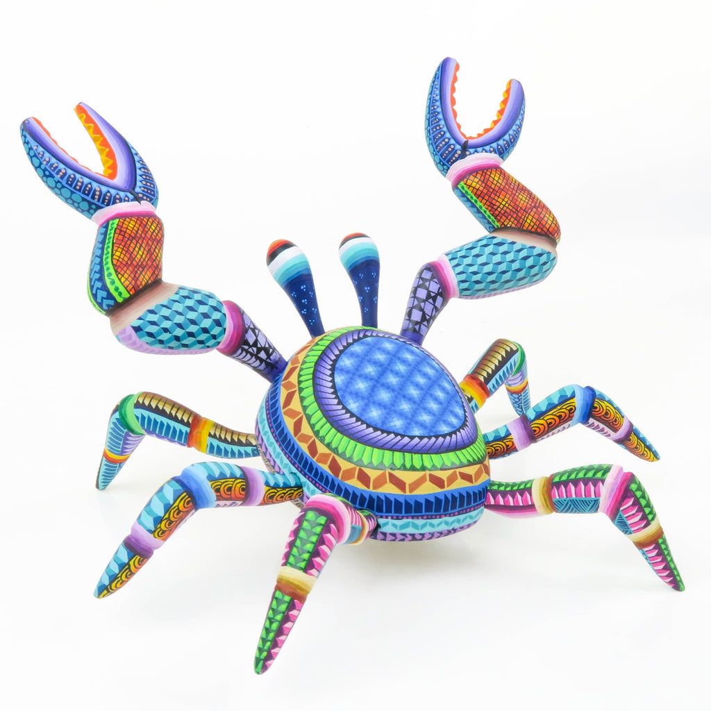 Crab - Oaxacan Alebrije Wood Carving Sculpture – VivaMexico.com