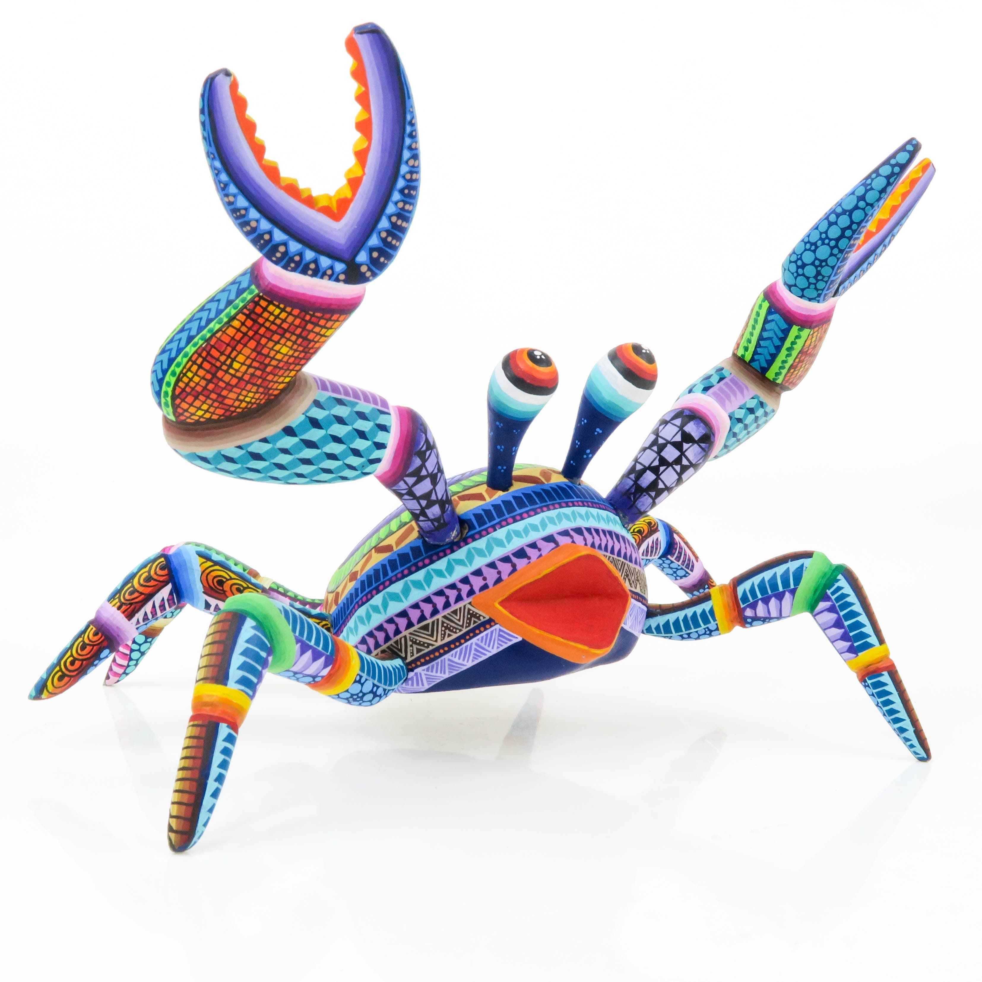 Crab - Oaxacan Alebrije Wood Carving Sculpture – VivaMexico.com