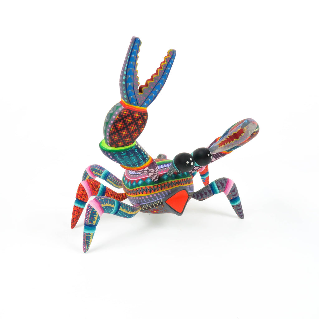 Crab - Oaxacan Alebrije Wood Carving Sculpture - Jose Calvo