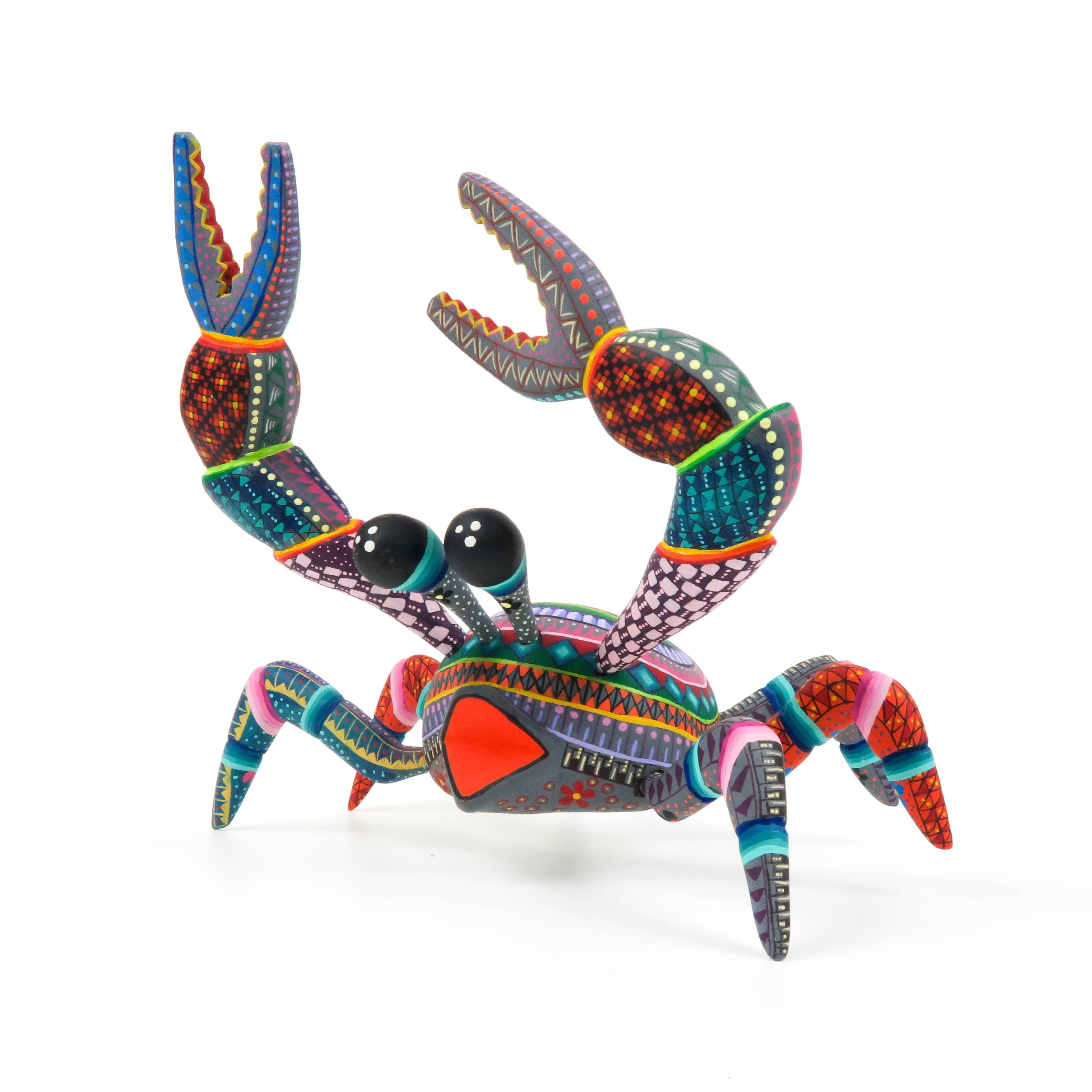 Crab - Oaxacan Alebrije Wood Carving Sculpture - Jose Calvo