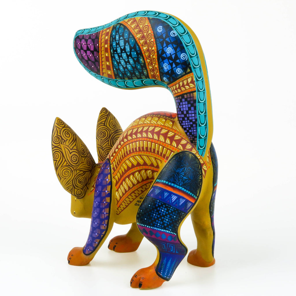Curious Fox - Oaxacan Alebrije Wood Carving – VivaMexico.com