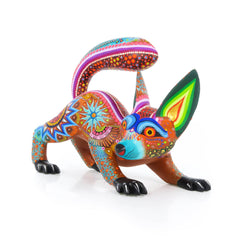Curious Fox - Oaxacan Alebrije Wood Carving – VivaMexico.com