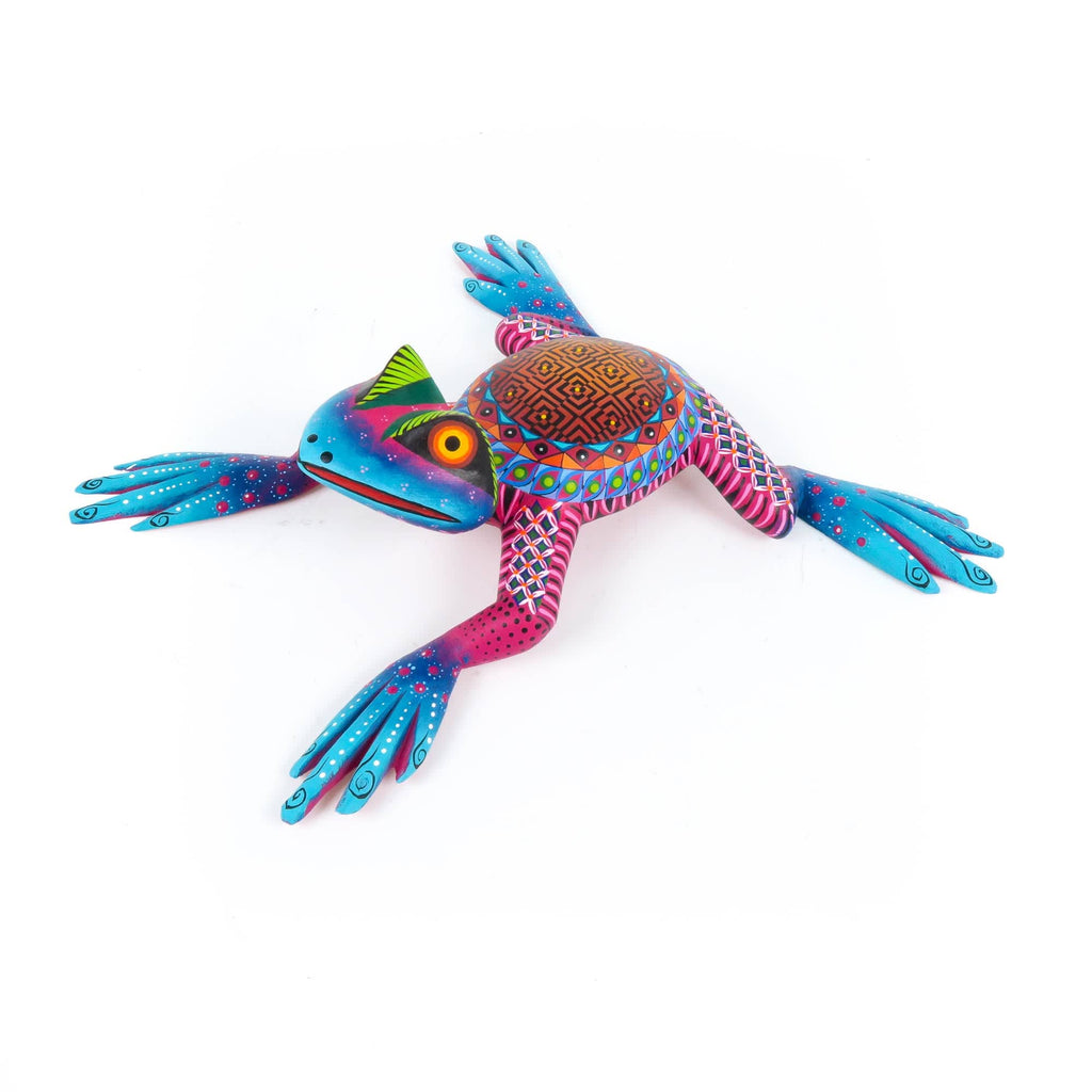 Cute Frog - Oaxacan Alebrije Wood Carving – VivaMexico.com