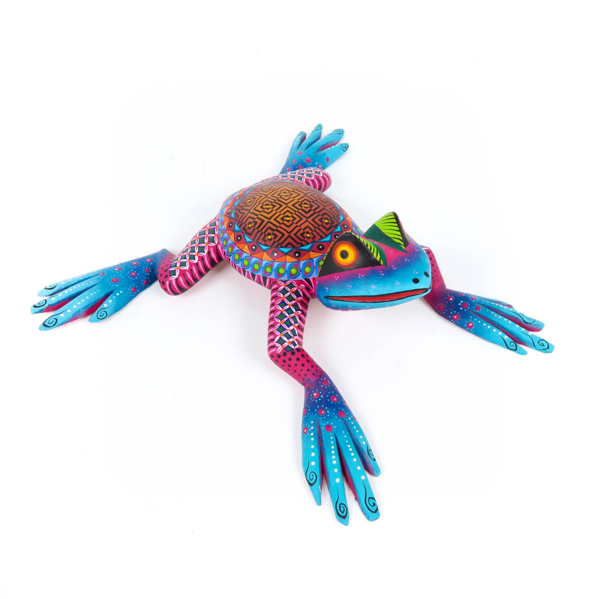 Cute Frog - Oaxacan Alebrije Wood Carving – VivaMexico.com