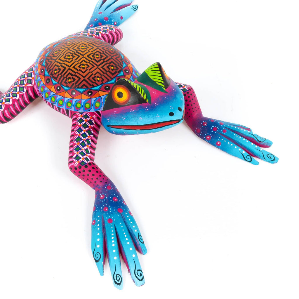 Cute Frog - Oaxacan Alebrije Wood Carving – VivaMexico.com