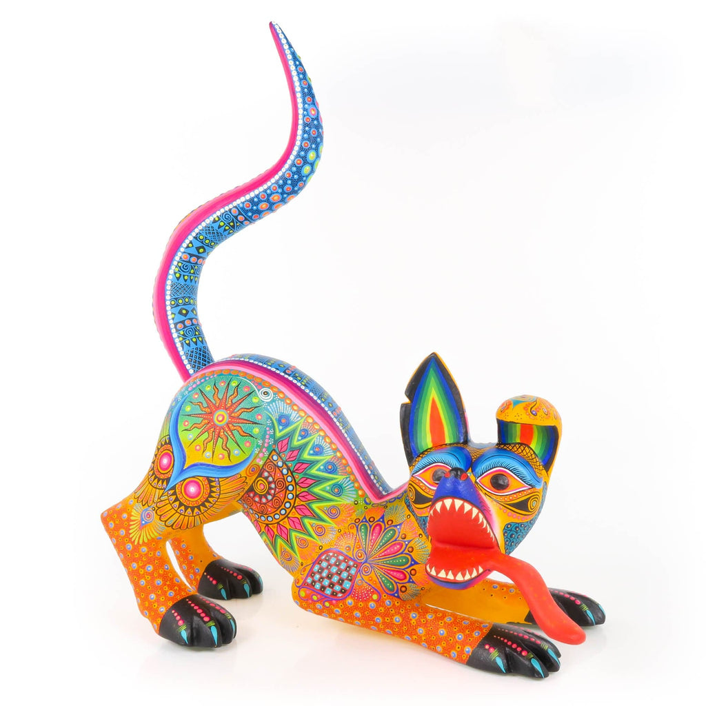 Dante Dog - Oaxacan Alebrije Wood Carving – VivaMexico.com