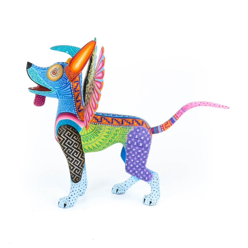 Dante Dog - Oaxacan Alebrije Wood Carving – VivaMexico.com