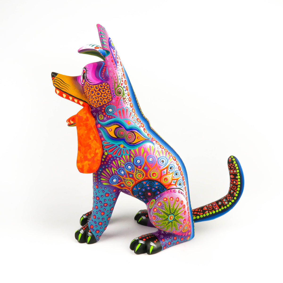 Dante Dog Oaxacan Alebrije Wood Carving Mexican Folk Art Sculpture ...