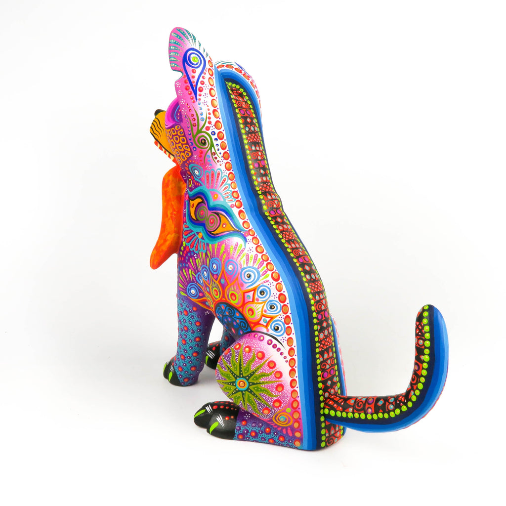 Dante Dog Oaxacan Alebrije Wood Carving Mexican Folk Art Sculpture ...