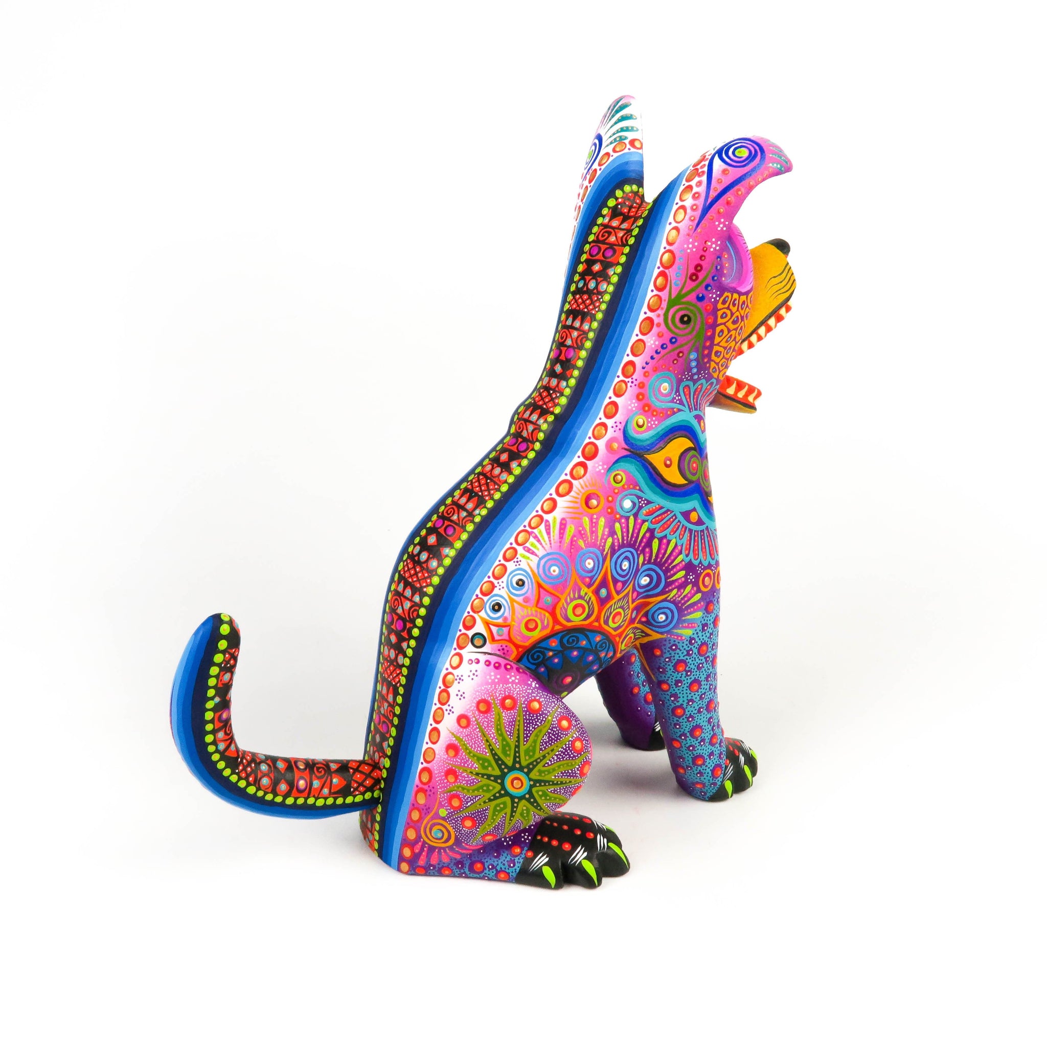 Dante Dog Oaxacan Alebrije Wood Carving Mexican Folk Art Sculpture ...