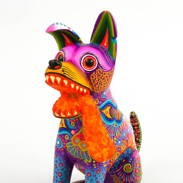 Dante Dog Oaxacan Alebrije Wood Carving Mexican Folk Art Sculpture ...