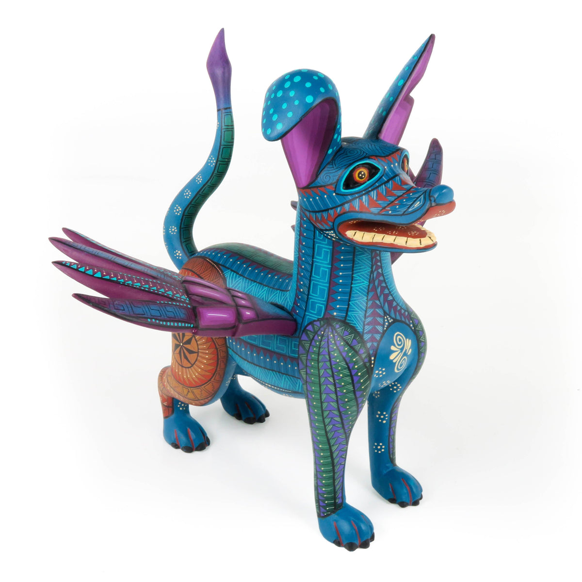 Dante Winged Dog - Oaxacan Alebrije Wood Carving – VivaMexico.com ...