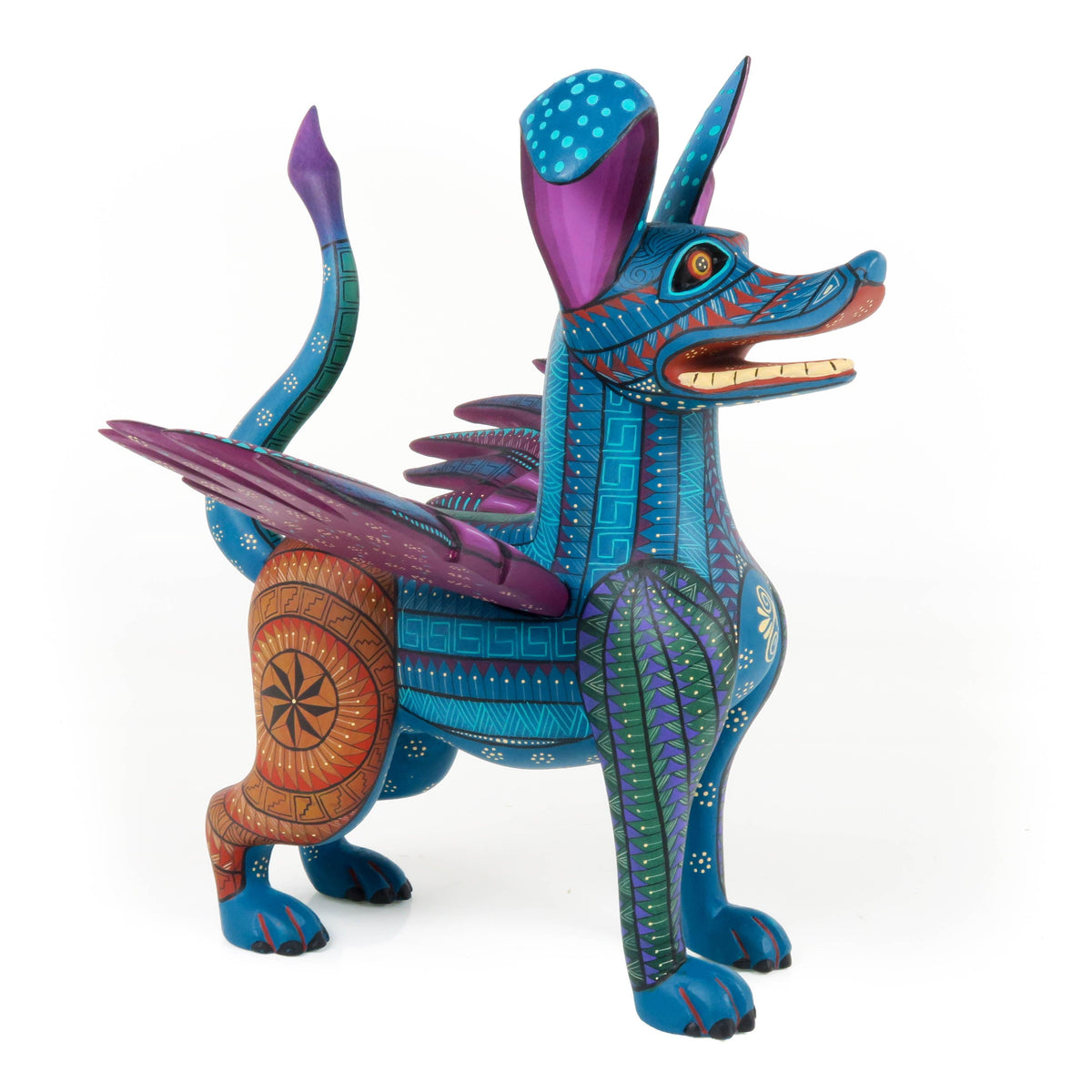 Dante Winged Dog - Oaxacan Alebrije Wood Carving – VivaMexico.com ...