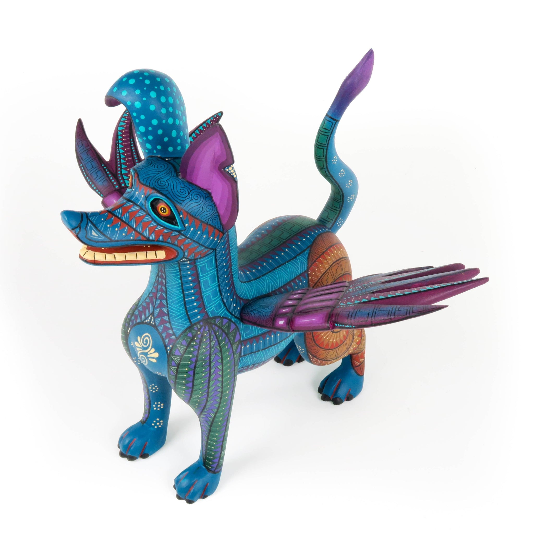 Dante Winged Dog - Oaxacan Alebrije Wood Carving – VivaMexico.com ...