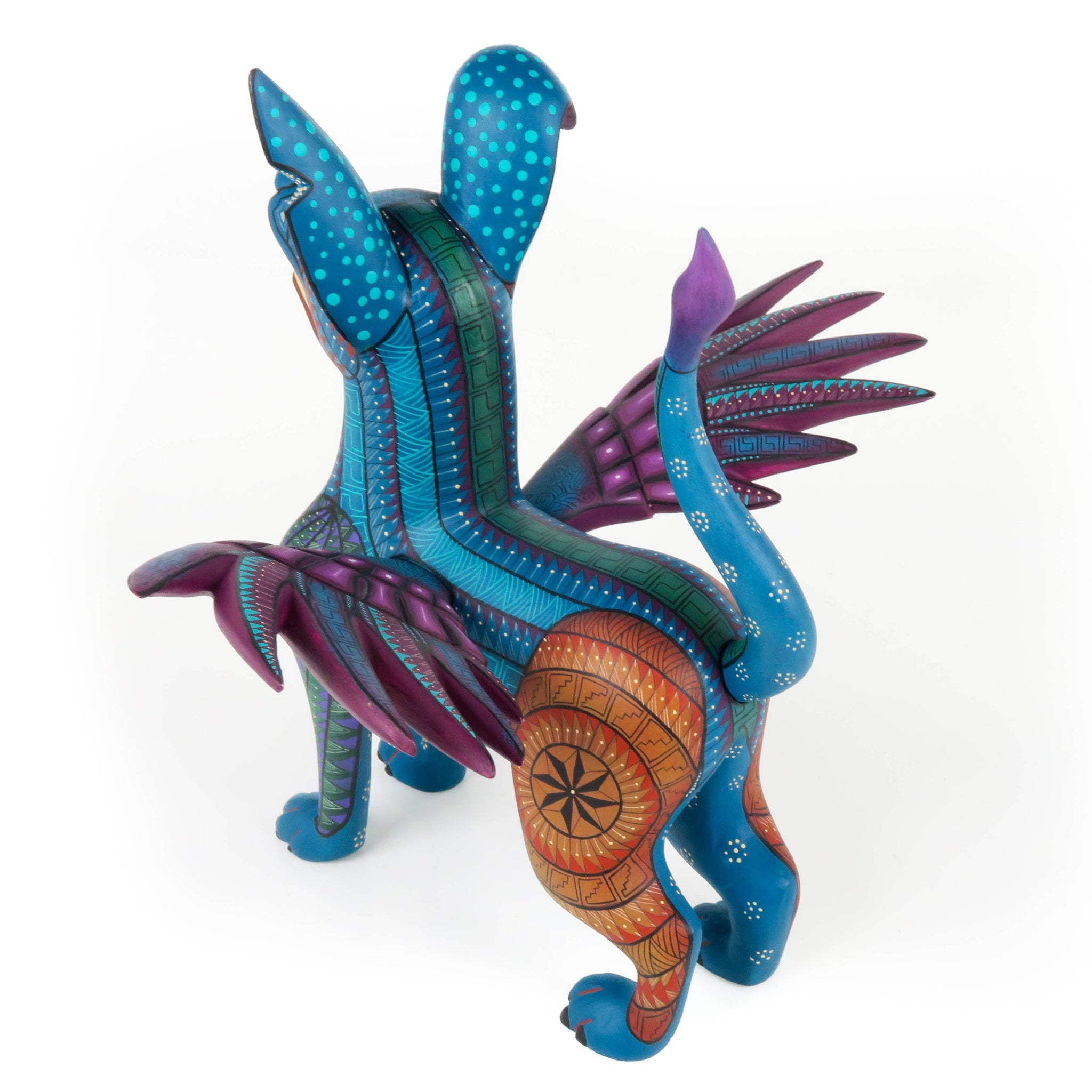 Dante Winged Dog - Oaxacan Alebrije Wood Carving – VivaMexico.com ...