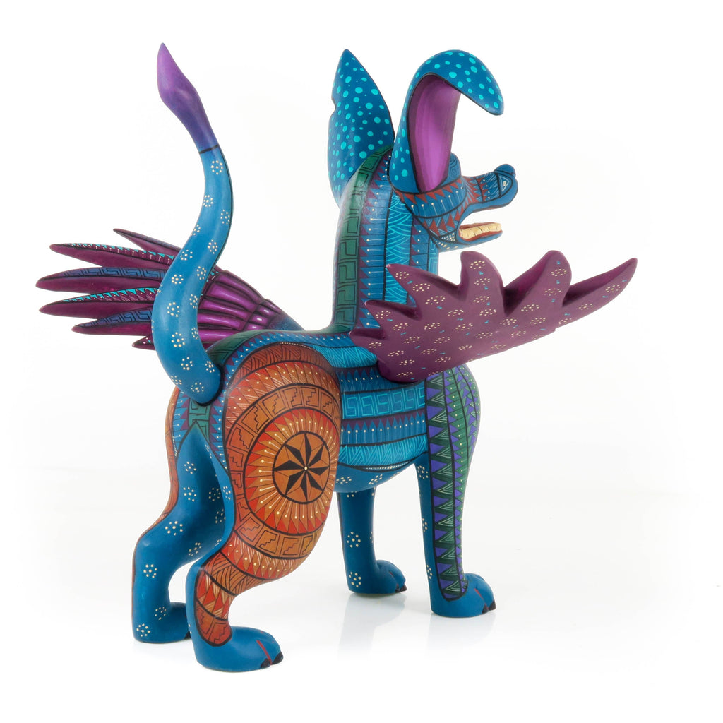 Dante Winged Dog - Oaxacan Alebrije Wood Carving – VivaMexico.com ...