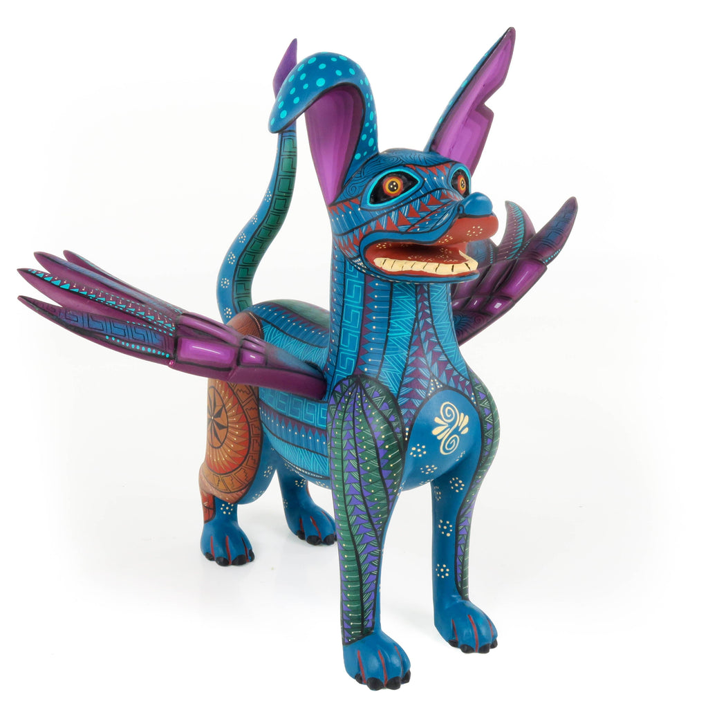 Dante Winged Dog - Oaxacan Alebrije Wood Carving – VivaMexico.com ...