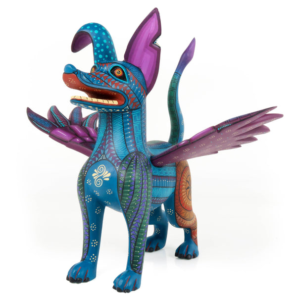 Dante Winged Dog - Oaxacan Alebrije Wood Carving – VivaMexico.com ...