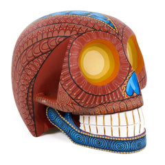 Day of The Dead Skull - Oaxacan Alebrije Wood Carving – VivaMexico