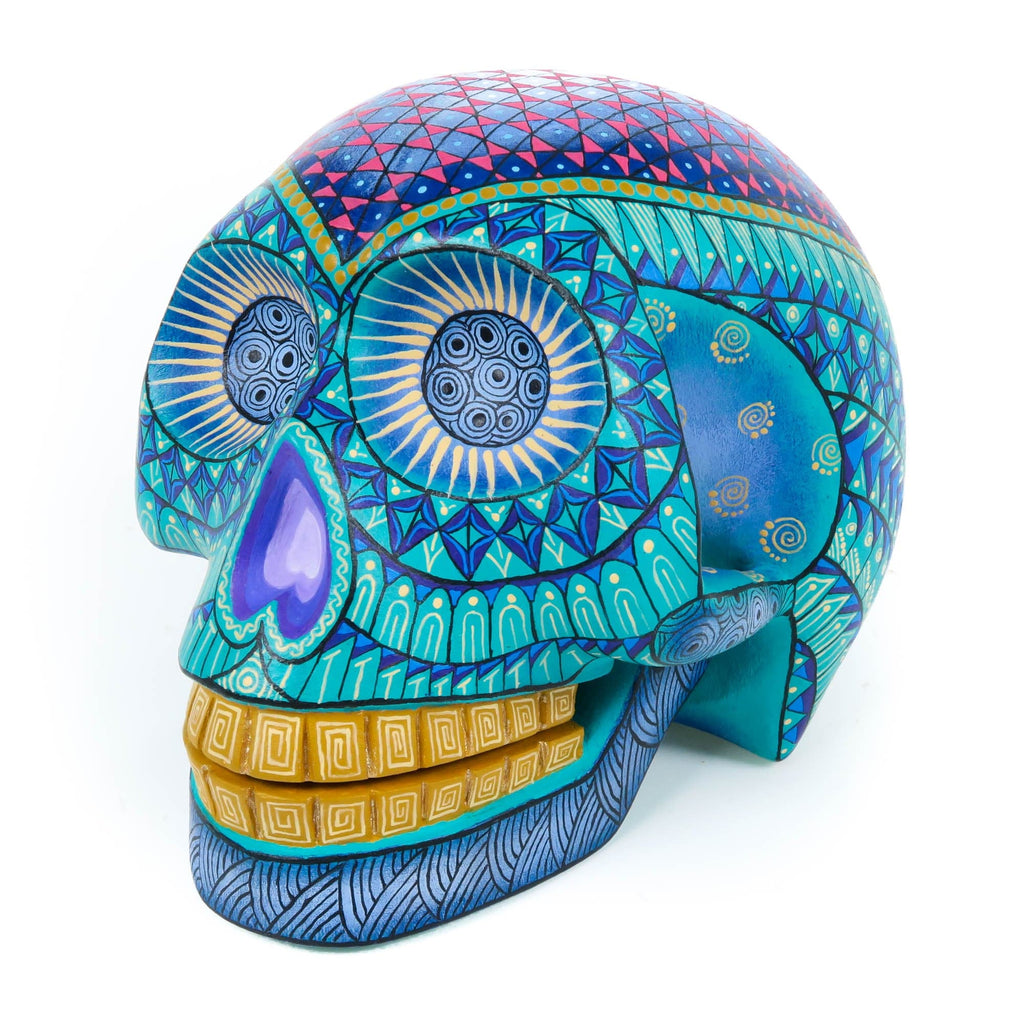 25SS Sasquatchfabrix. 財布 MEXICAN SKULL sasquatch fabrix WALLET “MEXCAN SKULL” - NAVY