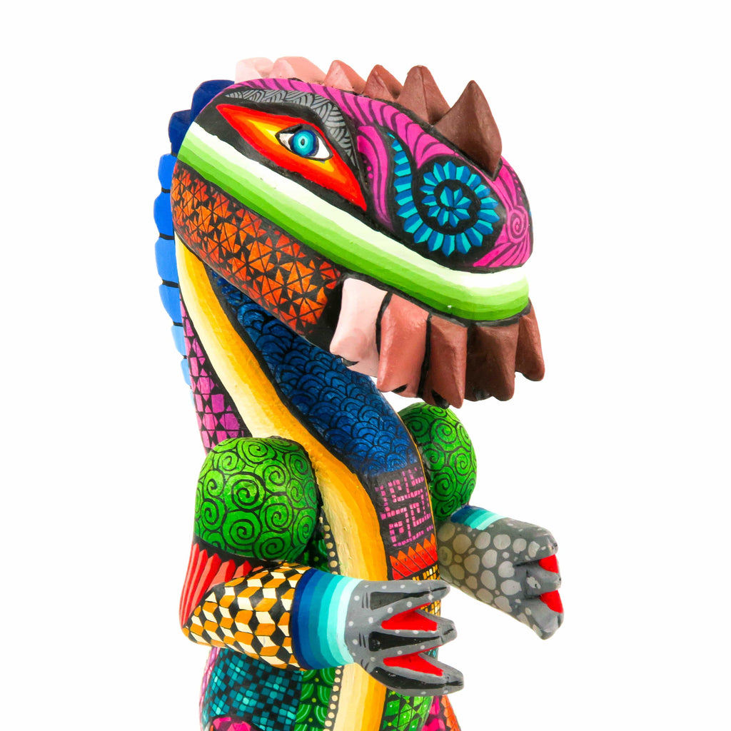 Dinosaur - Oaxacan Alebrije Wood Carving Sculpture – VivaMexico