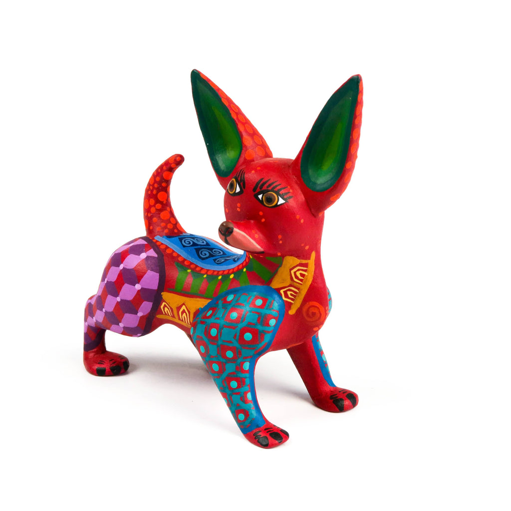Dog - Oaxacan Alebrije Wood Carving – VivaMexico.com - Mexican Art