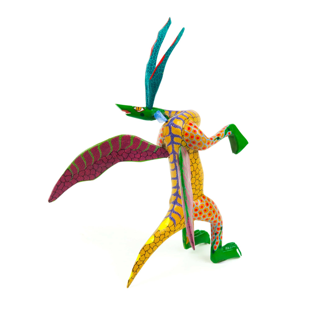 Dragon - Oaxacan Alebrije Wood Carving – VivaMexico.com - Mexican Art