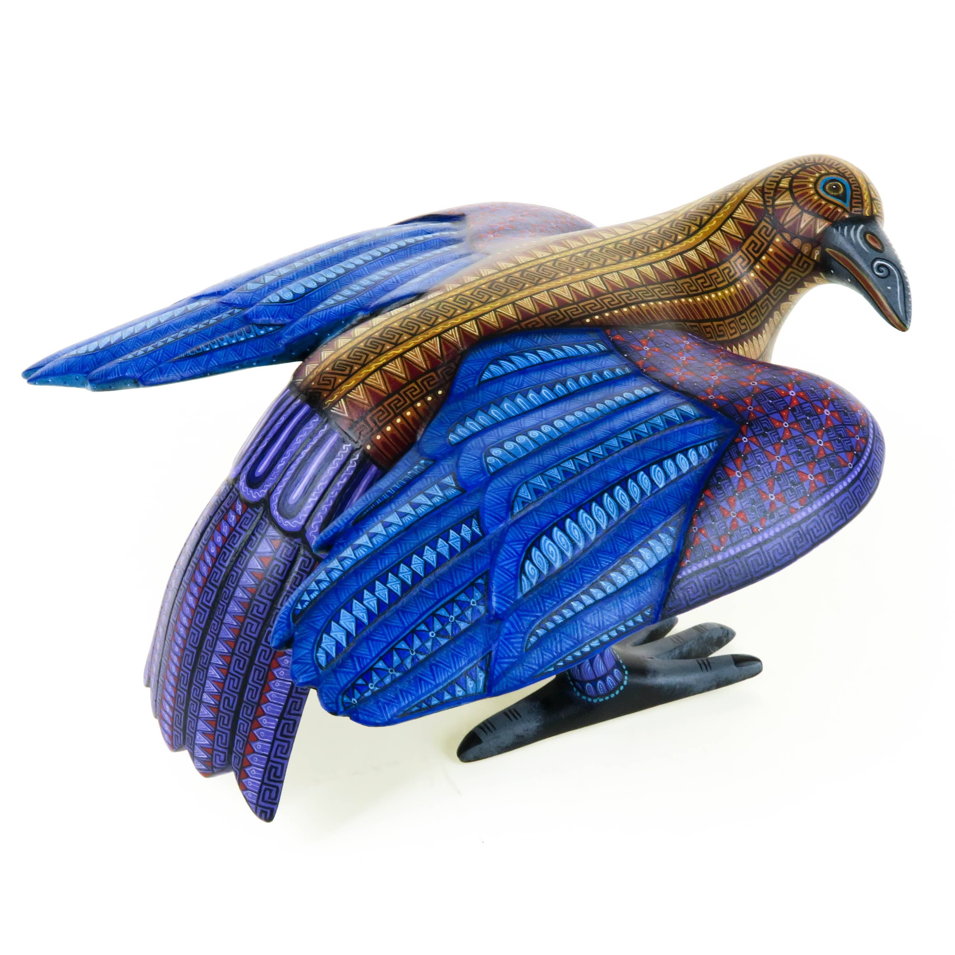 Eagle Bird - Oaxacan Alebrije Wood Carving – VivaMexico.com - Mexican Art