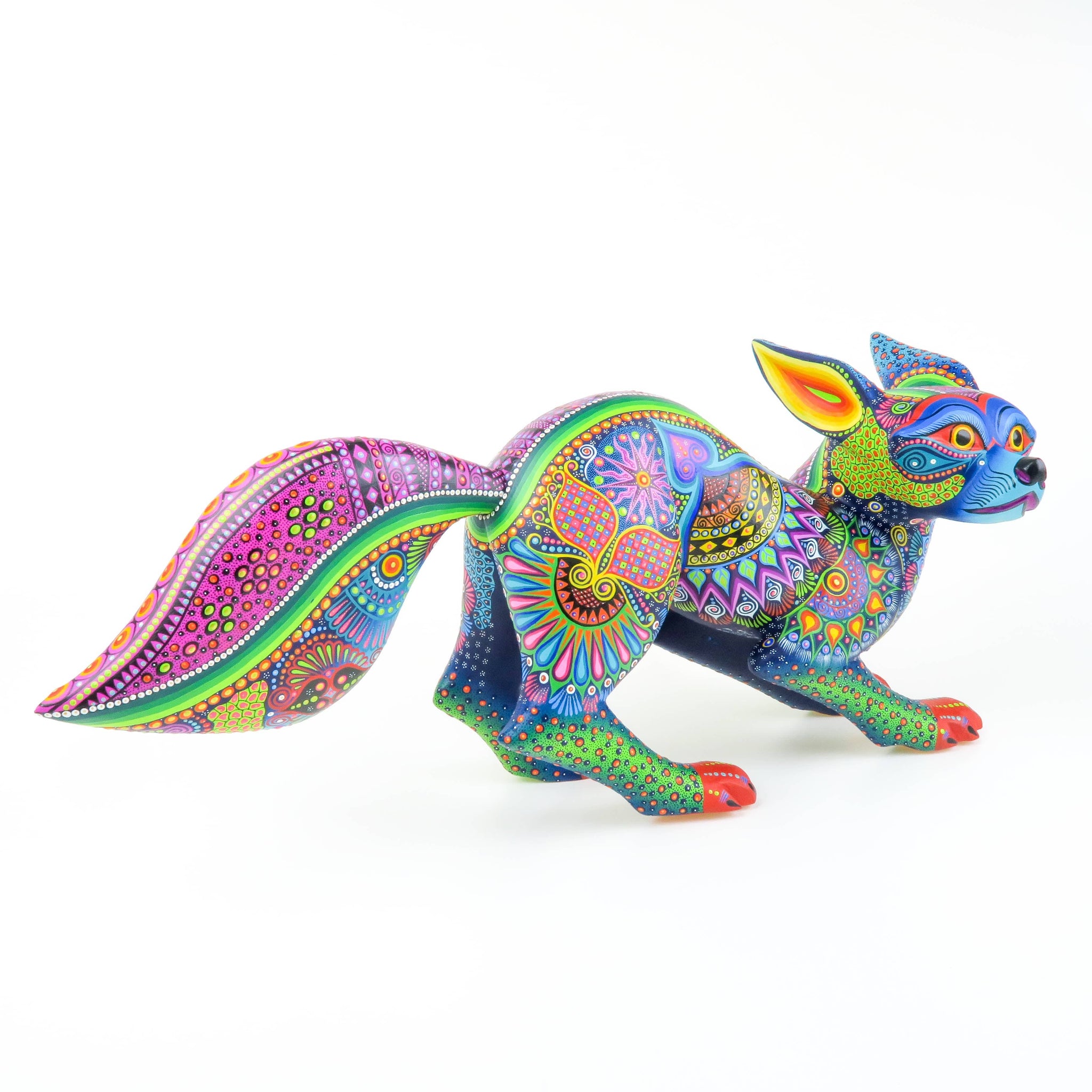 Exceptional Fox - Oaxacan Alebrije Wood Carving – VivaMexico.com ...