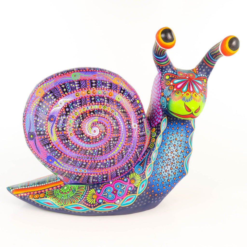 Exquisite Snail - Oaxacan Alebrije Wood Carving – VivaMexico.com